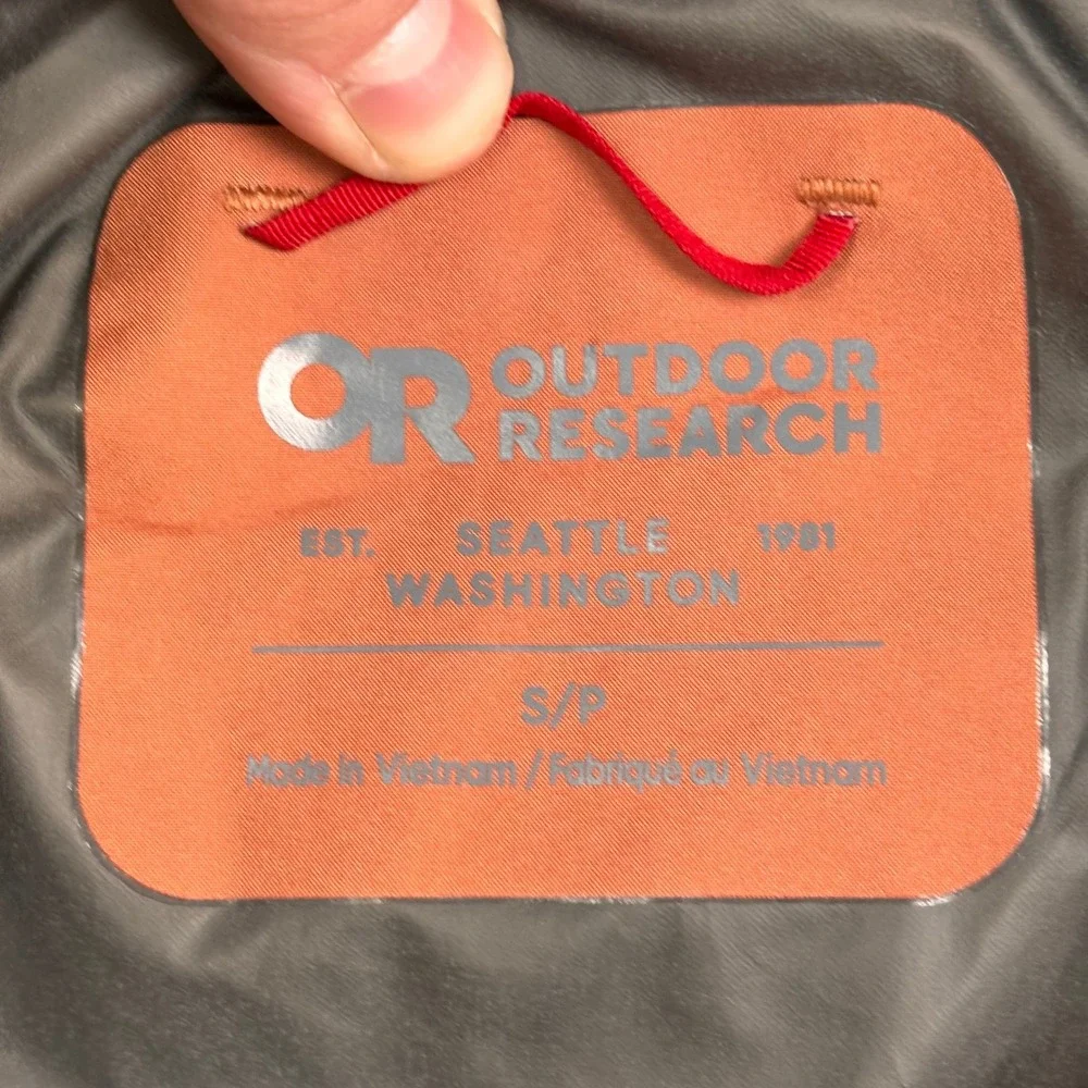 Outdoor Research Womens Aspire Trench GORE-TEX Rain Jacket Orange 287622 Small - Picture 5 of 13